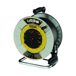 STANLEY Metal IP44 4 Soketli 25 Metre Makaralı Kablo