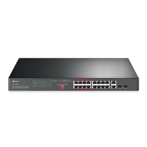 TPLINK TL-SL1218MP 16-Port 10/100Mbps + 2-Port Gigabit