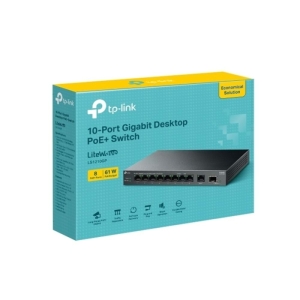 TP-LINK LS1210GP 10-Port Gigabit Desktop Switch with 8Poe