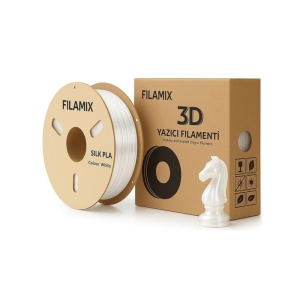 FİLAMİX SILK PLA (WHITE) BEYAZ FİLEMENT