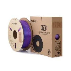 FİLAMİX SILK MAGIC PLA (BLUE - PURPLE) MAVİ MOR FİLEMENT