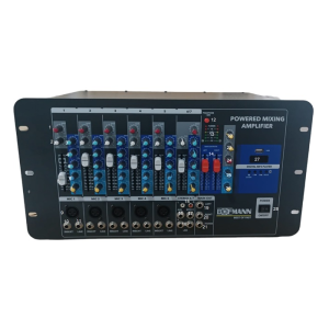 Bofmann TKM-500S 7 Kanal 500 Watt ( 2x250 Watt ) Power Küp Mikser Amfi