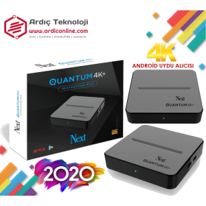Next Quantum 4K Android Ultra HD Uydu Alıcısı | Klavyeli Kumanda Hediyeli