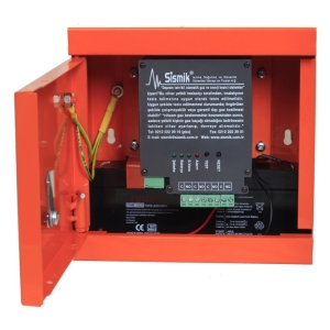 Sismik SISCUT-4 – 4 Çıkışlı Profesyonel Asansör ve Bina Deprem Sensörü (TSE TS 12884)