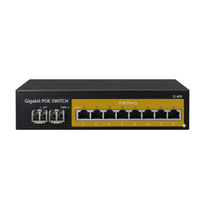 Dayzip DZ-GPS208F 8 Port Gigabit PoE Switch 2 SFP