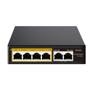 Dayzip DZ-GPS204R 4 Port Gigabit PoE Switch