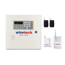 Wisetech WS-244 Kablosuz Alarm Paneli ve Alarm Seti | Hazır Set
