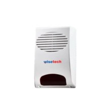 Wisetech WS-100 Wos Kablosuz Dış Ortam Siren | Sesli ve Işıklı