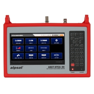Satfinder 7 Alpsat AS07STCA-4K DVB Combo Görüntülü Sinyal Analizörü