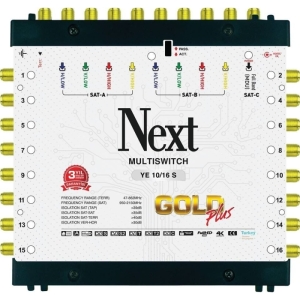 Next & NextStar | YE 10/16 Gold Plus Merkezi Sistem Uydu Santrali Multiswitch