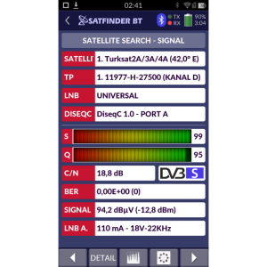 Satfinder BT | Bluetooth Cep Telefonundan Kontrollü Uydu Yön Bulucu 