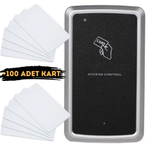 Arline AR-108 12V - 24V Kartlı Giriş Kart Okuyucu | 12-24V | 100 Adet Proximity Kart