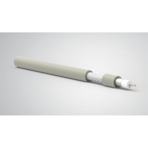 Hünka RG6/U-4 HF (Halogen Free) Yanmaz Uydu Anten Kablosu (100 Metre)