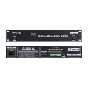 Westa WP-3320 -10 Kontak Acil Anons Mesaj Kayıt Ünitesi