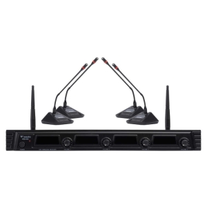 Westa WM-404C - 4 Kanal UHF Masa Mikrofon Seti