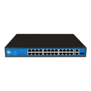 Dayline 27 Ports Gigabit Uplink PoE Fiber Switch