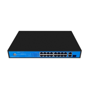 Dayline 19 Ports Gigabit Uplink PoE Fiber Switch