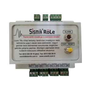SİSMİK RÖLE | Kontrol Paneli | 1 IN / 4 OUT